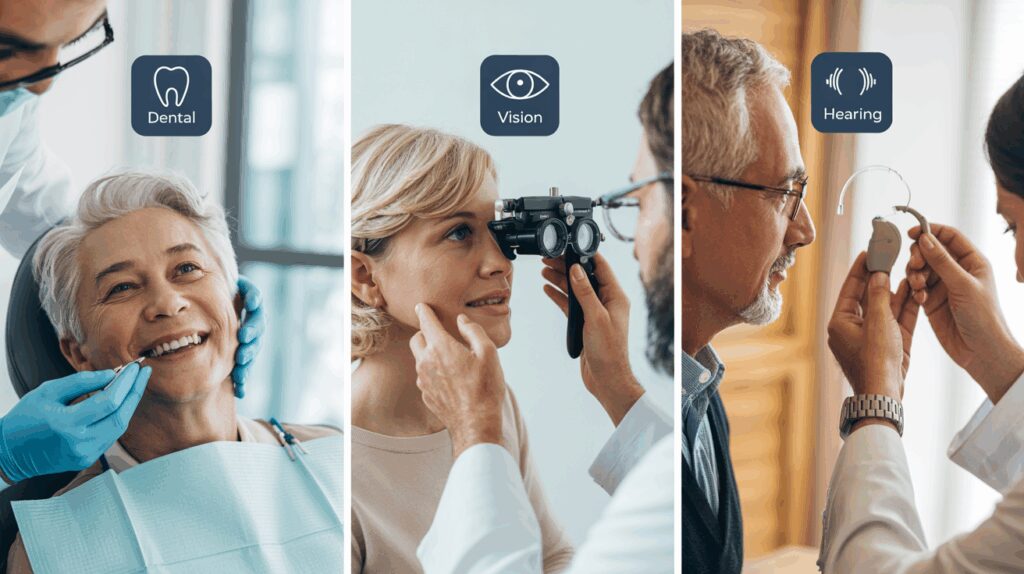 What about dental, vision, hearing